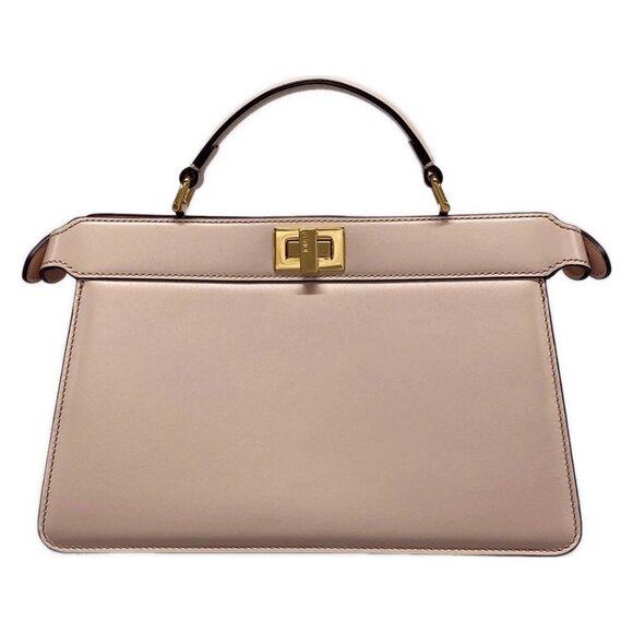 Auth FENDI Peekaboo I See U East West 8BN323-ADYC Light Pink Nappa Leather - Picture 2 of 16